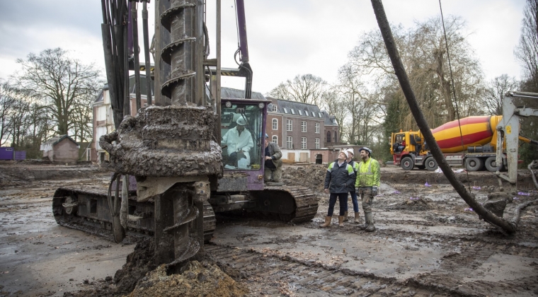 Eerste paal geslagen Groot Bijstervelt